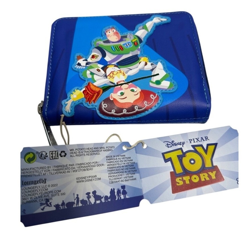Loungefly Pixar Toy Story Jessie Buzz Woody‎ Alien Zip Around Wallet